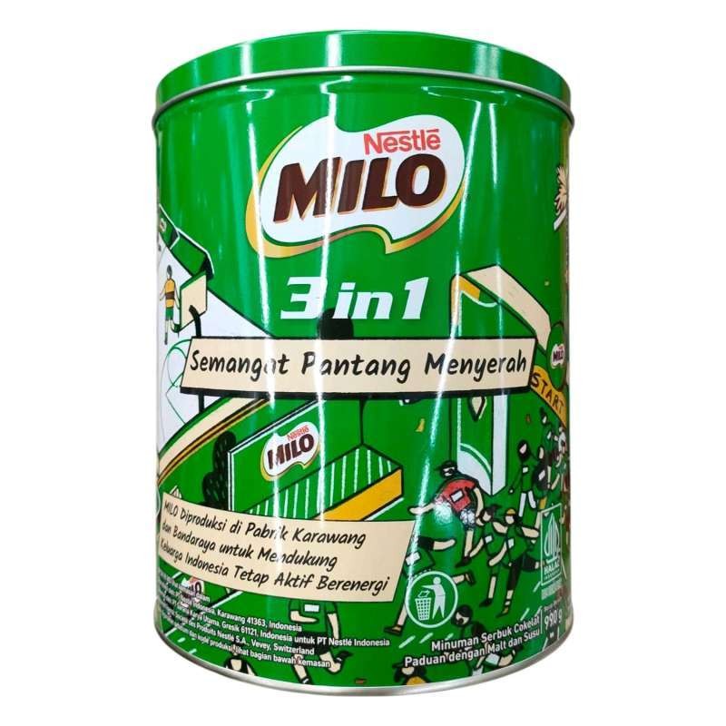 

Nestle Milo Active-Go 3in1 Minuman Serbuk Cokelat Kaleng Tin 990gr