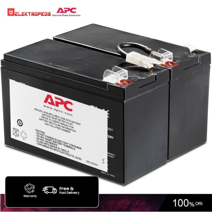 Baterai UPS APC APC BX1100CI BX1100CI-MS BX1400U-MS, RBC113 - UPS STABILIZER - APC