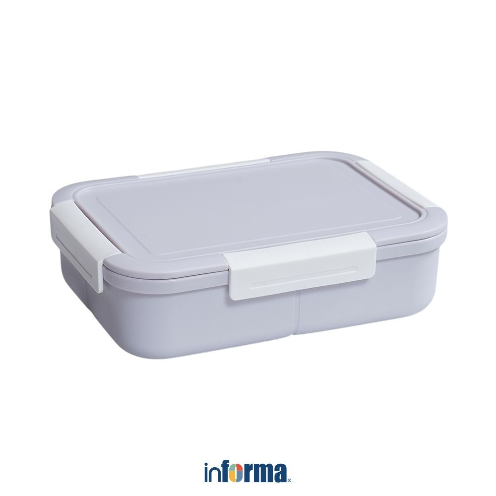 

Informa Appetite 1.55 ltr Cassie Kotak Makan 4 Sekat - Abu-abu lunch box food grade food box kotak bekal makan wadah makanan