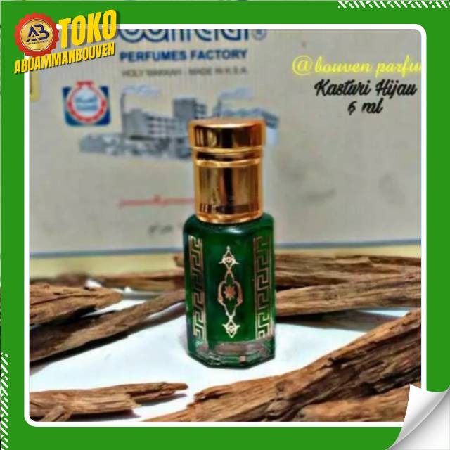 Minyak Wangi Kasturi Hijau 100ml