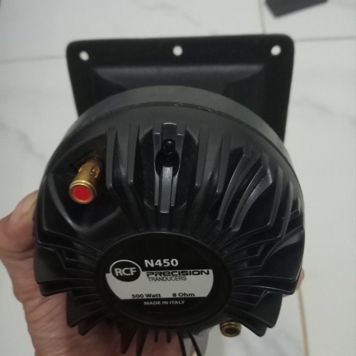 Tweeter RCF N450 Driver RCF N 450 + Horn 10x15 bahan cor alumunium