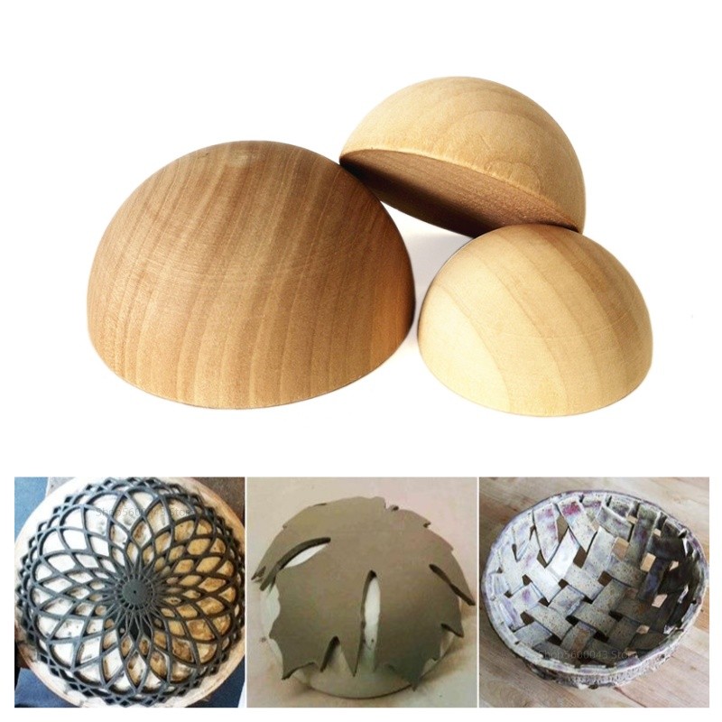 

Pottery Tool Hemispherical/Semi-circular Shaping Mold DIY Round Ceramic Bowl/Basket Ceramic Art School Teaching Shaping Tool