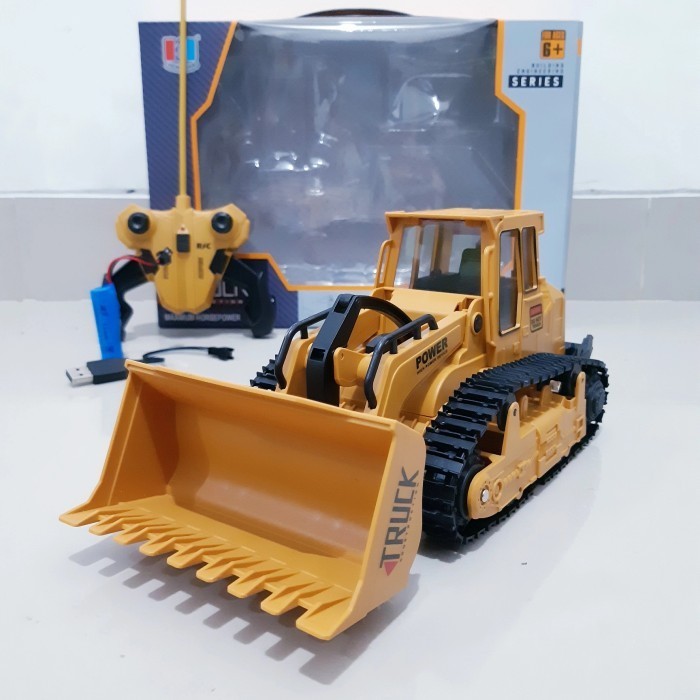 Rc Truck Bulldozer Remote Control - Mainan Alat Berat Truk Remote