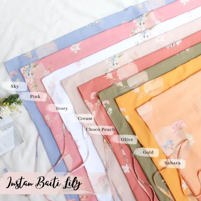 Hijabwanitacantik - Instan Baiti Lily | Hijab Instan - Cream