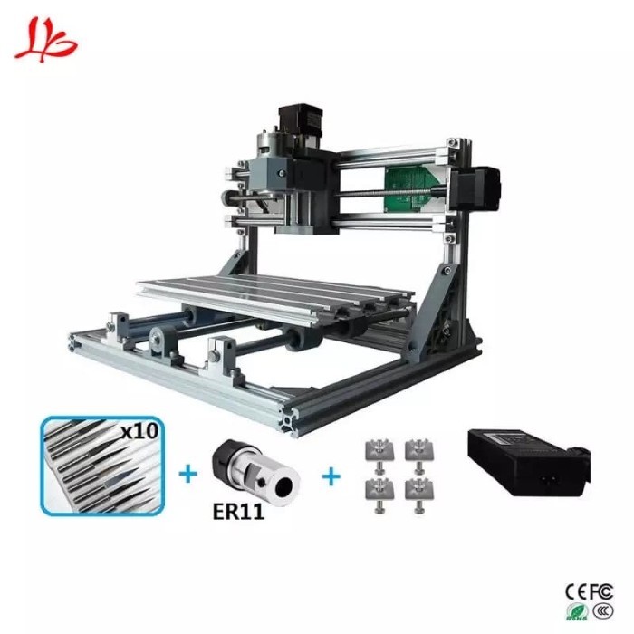 CNC3018 wood router with ER11 & 500mw laser Diy CNC Engraving Machine