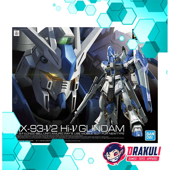 BANDAI Plamo RG 1/144 Hi-Nu Gundam / Hi-V Gundam