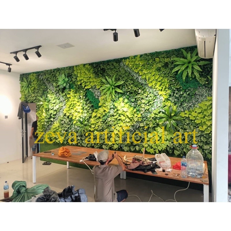 Vertical Garden Artificial Taman Vertikal Garden Untuk Hiasan Dinding