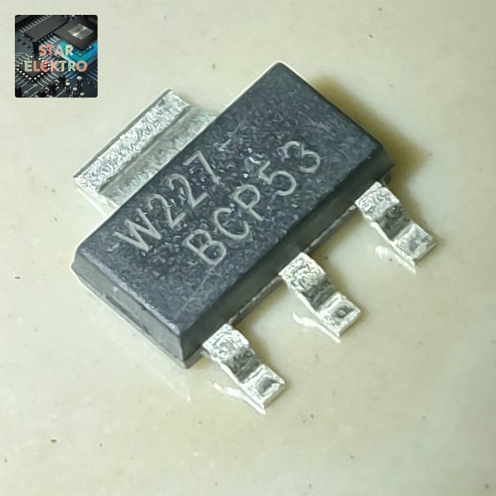 DnG27 BCP53 Sot-223 BCP53-16T3G BJT Power Transistor  1A 80V PNP BCP 53 - 2 pcs