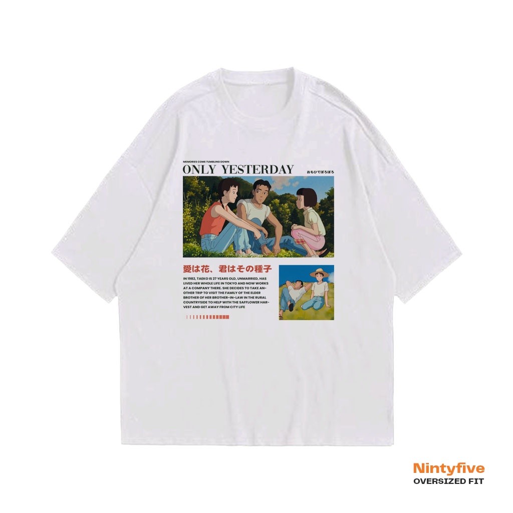 Kaos Studio Ghibli Only Yesterday Film