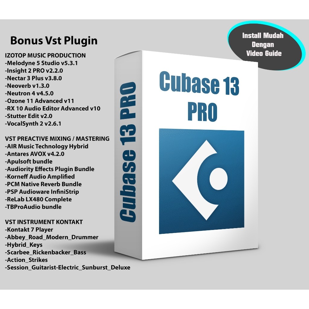 Cubase 14 Pro Plus Plugin Super Lengkap