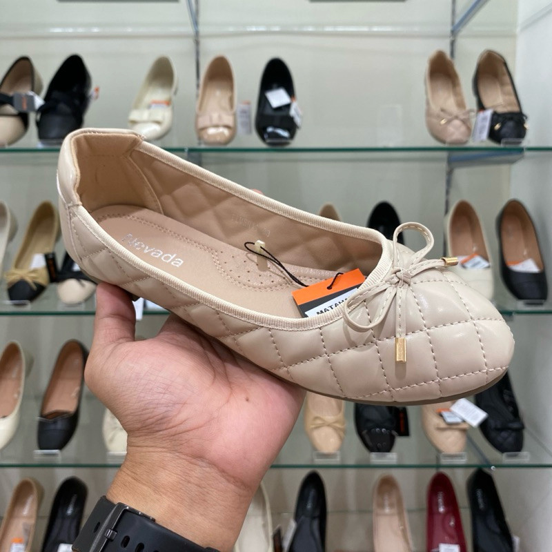 Nevada - Sepatu Flat Ballerina Flatshoes Wanita Cantik By Matahari Size 36-40