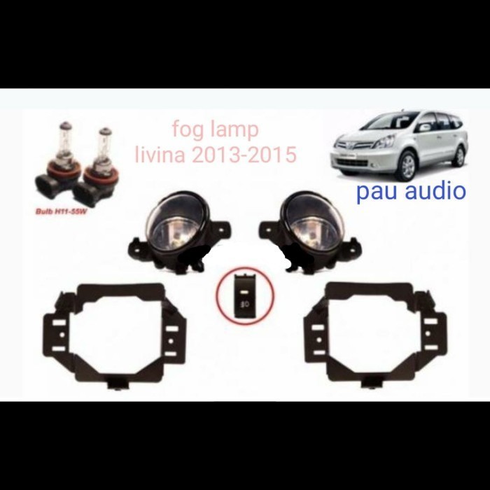fog lamp nissan livina 2013 BARU