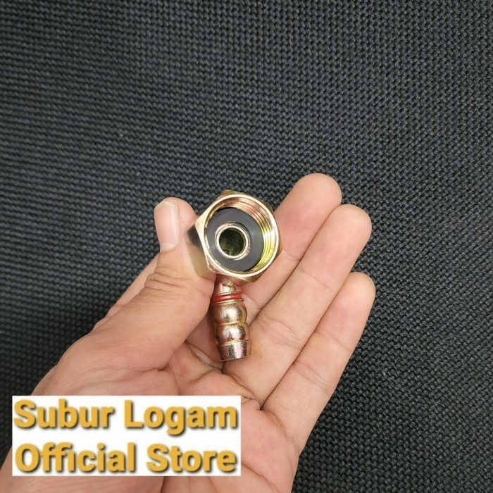 AG45 Nepel Selang untuk Kompor Gas Tanam PangganOven Ukuran 14 17 1/2 inch 1/2" Segala Merek Rinnai 