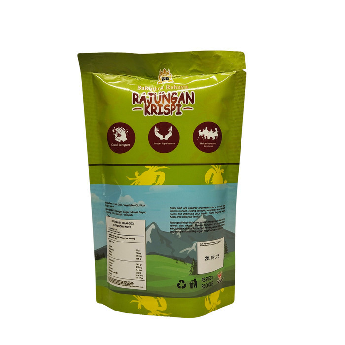 

Classica2106 Baby Crab Crispy Keripik Rajungan Bayi Kepiting Kecil Muda Enak Dan Renyah Bakhtera