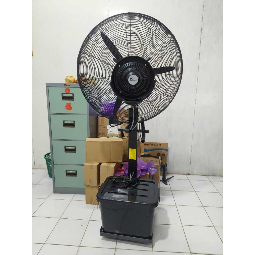 Kipas Angin Mist fan 30 Inch / Semprot Air 45Liter fan/Misty Fan/Kipas Angin Embun Air Kabut