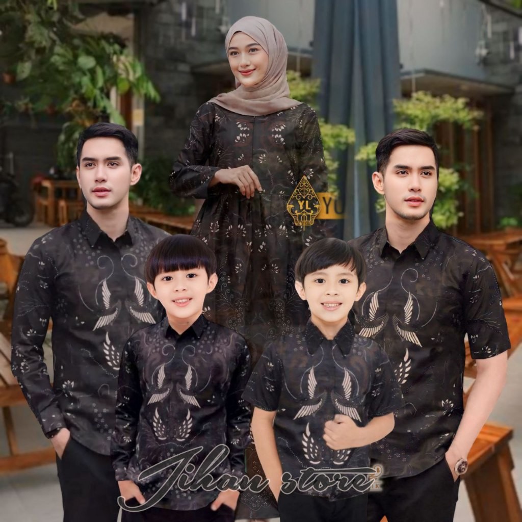 Batik Modern keren couple keluargaBATIK COUPLE KELUARGA/BATIK COUPLE PASANGAN SUAMI ISTRI/BAJU BATIK