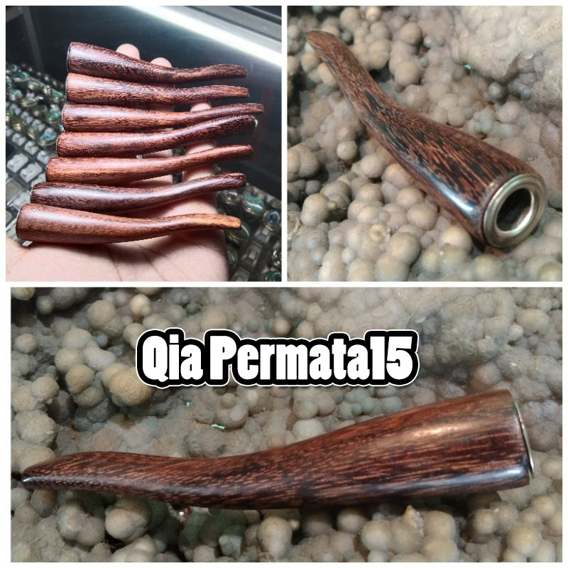Pipa rokok once kayu galih asem lubang multi