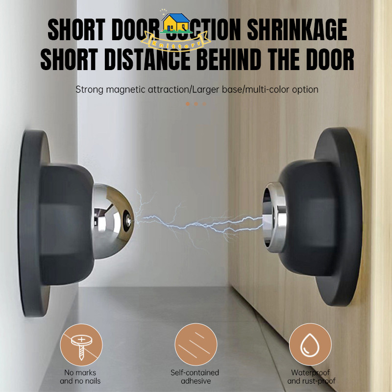 1set Door Stopper Pintu Magnet Door Stoper Magnet Penahan Pintu Magnet Door Stoper Pintu Knitterr
