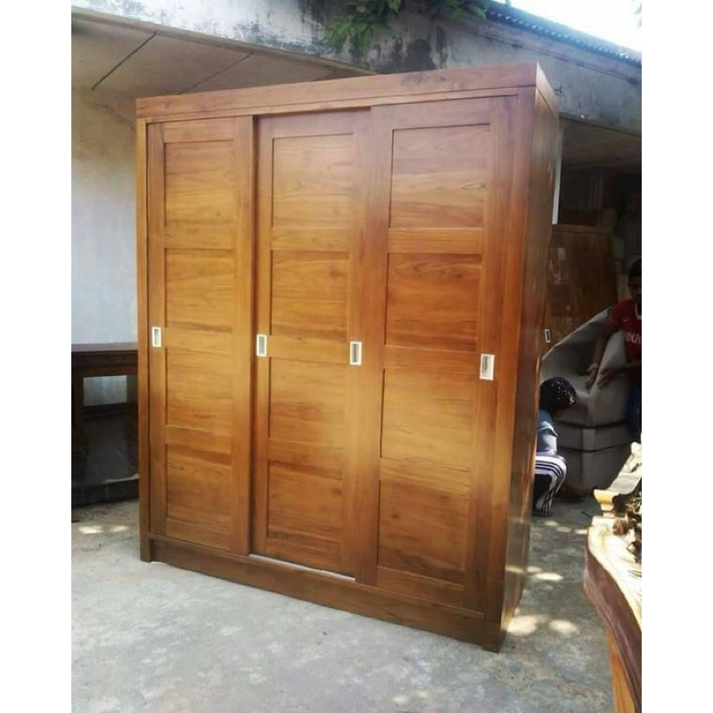 Lemari Pakaian Sleding Lemari Pakaian Kayu Jati Lemari Jati Lemari Jati Minimalis