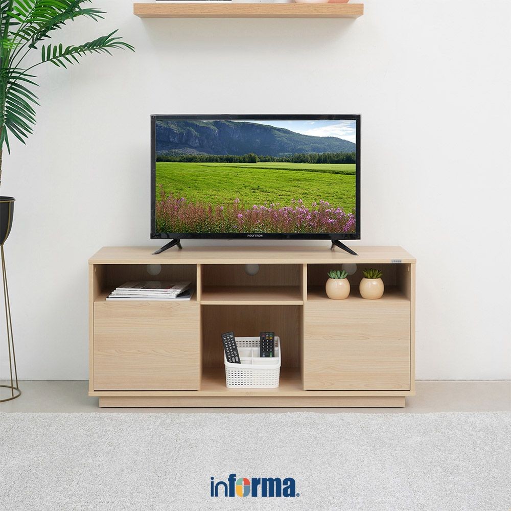 Informa Rana Rak TV - Cokelat Maple Cabinet TV Stand Meja TV Lemari TV