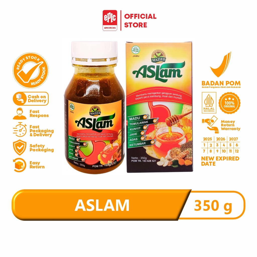 

Madu Aslam Asam Lambung dan Maag 350 gr