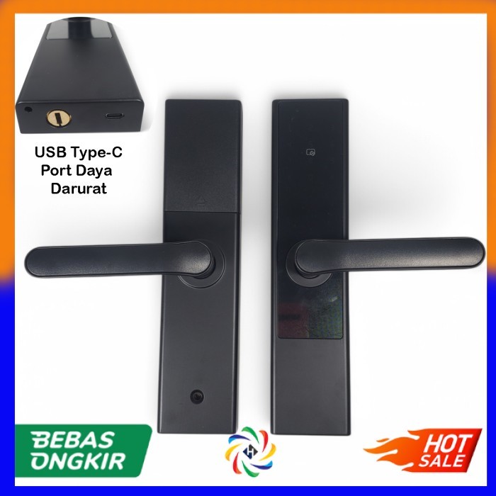 

N1 Smart Door Lock TT Lock Aplikasi We Chat Pass Code Card Key