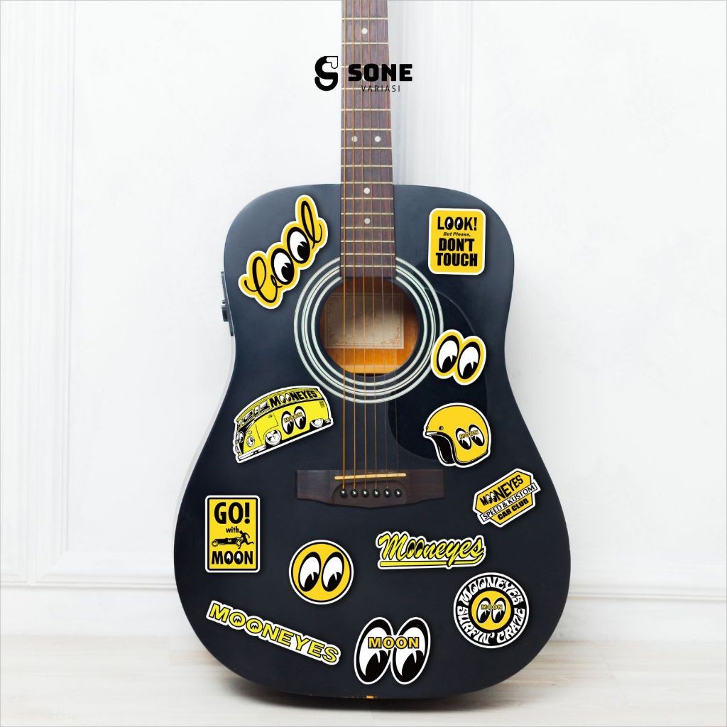 

Sticker Pack Mooneyes Waterproof Aesthetic- untuk Laptop, Motor, dan Helm - Paper Stationery
