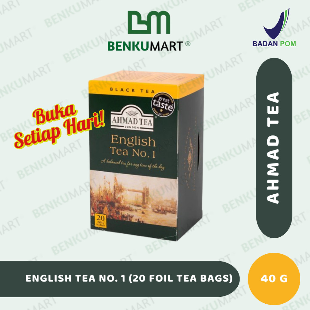 

Ahmad Tea English Tea No. 1 - Black Tea (40gr) | 20 Tea Bags