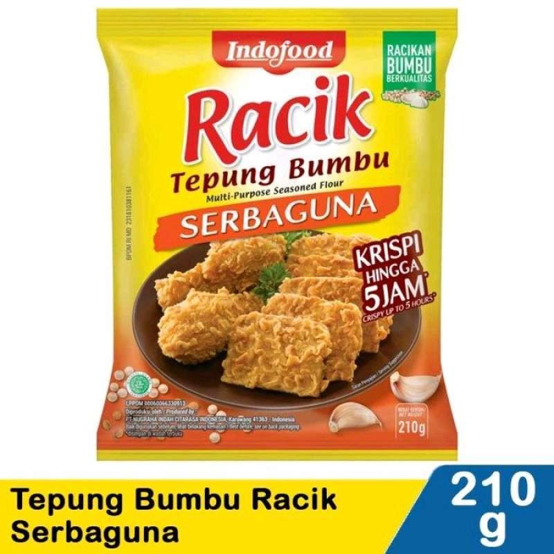 

racik tepung bumbu serbaguna (210g)