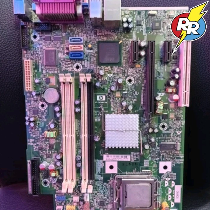 Motherboard PC Merk HP Compaq dc7800 SFF,  dc 7800 SFF Bonus Prosesor Bawaan