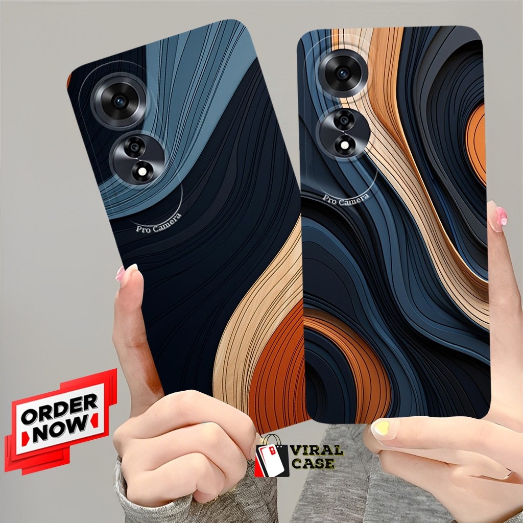 Case Oppo A60 Oppo A58 4G Oppo A78 4G Oppo A78 5G Oppo A79 5G Oppo A98 5G - Softcase Bahan Lentur Aw