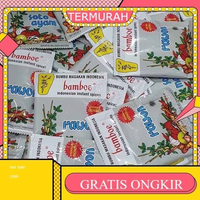 

Bamboe Original Lengkap Bumbu Soto Ayam Madura Rawon Gule Semur Rujak Rendang Nasi Goreng