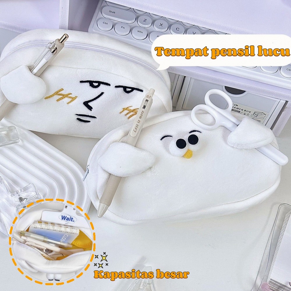 

Stationary Bag/Kotak Penyimpanan Alat Tulis Siswa Kreatif/Burung Camar Pena Tas/Kotak Pensil Anak-Anak Fashion Korea