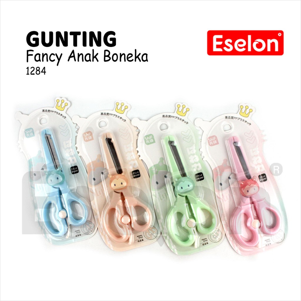 

1buah Gunting Kertas Anak 1284 / Gunting Anak Fancy Boneka