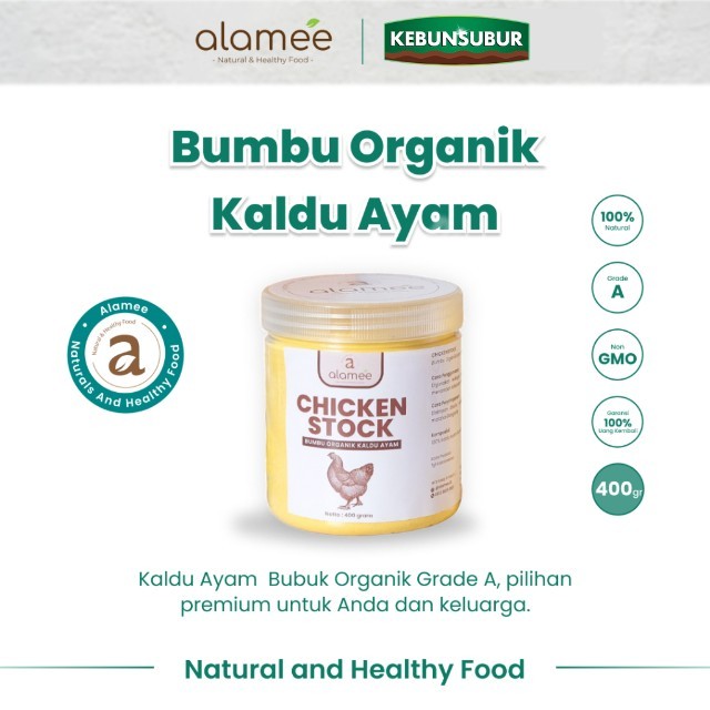 

ALAMEE Bumbu Kaldu Ayam Non MSG Chicken Powder Praktis Toples Spice Seasoning 400gr kebunsubur kebunsubur kebunsubur kebunsubur