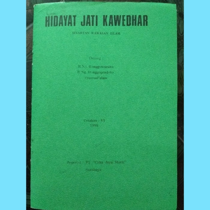 Hidayat Jati Kawedhar - Sinartan Wawasan Islam