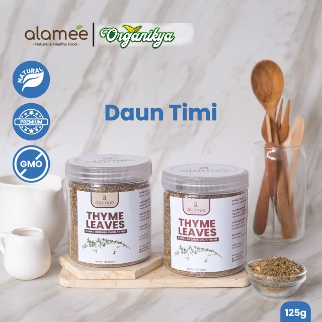 

Daun Thyme Timi Kering Bumbu Seasoning Masak Dapur Organik Masakan Garnish Dried Leaves Murni Asli organikya