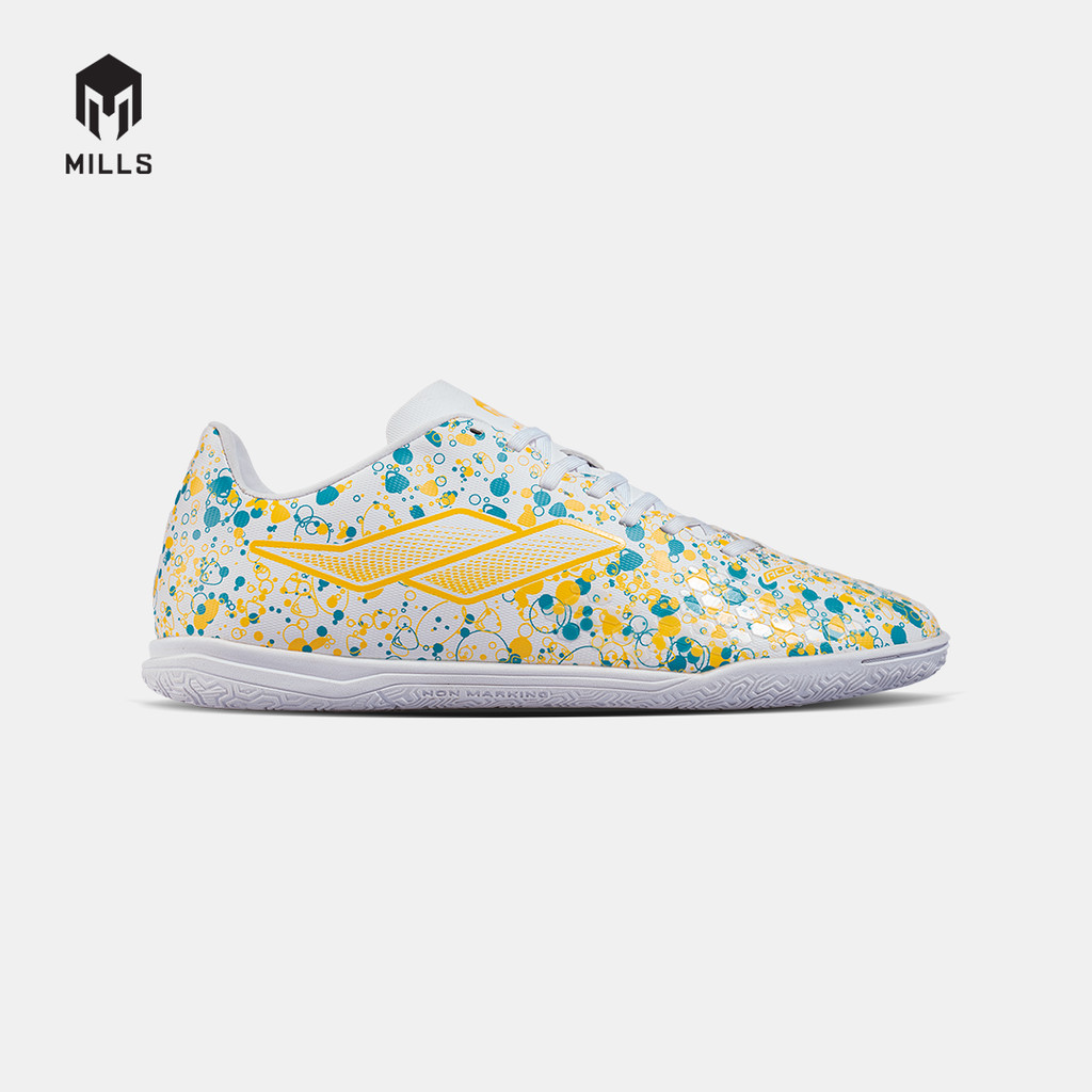 MILLS SEPATU FUTSAL OXY IN JR WHITE/YELLOW 9801104