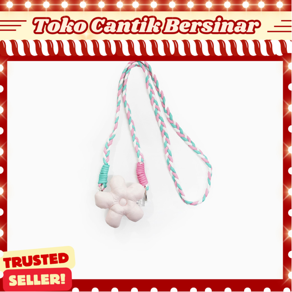 

[Gift Not For Sale] Emina Lanyard Bunga gantungan name tag land yard