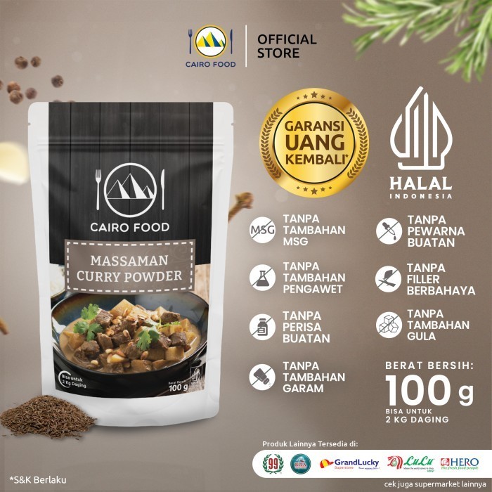 

NEW Bumbu Massaman Curry Powder Cairo Food - 100 Gram