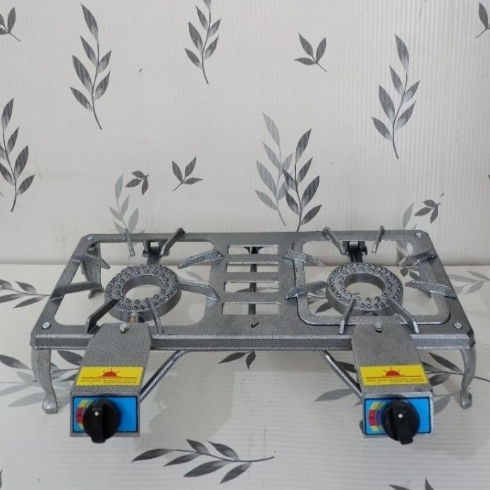 Kompor Gas 2 Tungku Bodi Cor Sunrise Tipe 201 Auto SNI Kompor Martabak