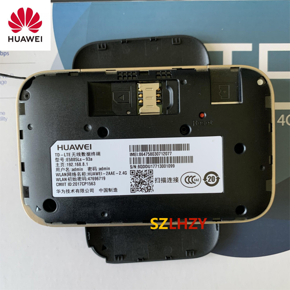 Unlocked Huawei WiFi 2 Pro 6400mAh E5885 E5885Ls-93a CAT6 300Mbps Wireless Mobile Pocket Hotspot Rou