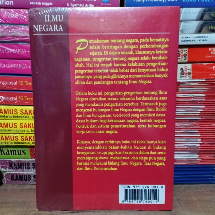 Terlaris ✨ -BUKU ILMU NEGARA Karangan Moh Kusnardi SH & Prof Dr Bintan R Saragih