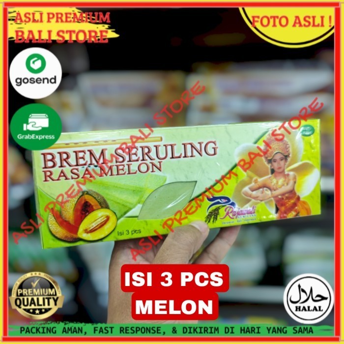 

OLEH OLEH MAKANAN CEMILAN CAMILAN SNACK KULINER KHAS ASLI ORI ORIGINAL BALI KUE BREM MELON