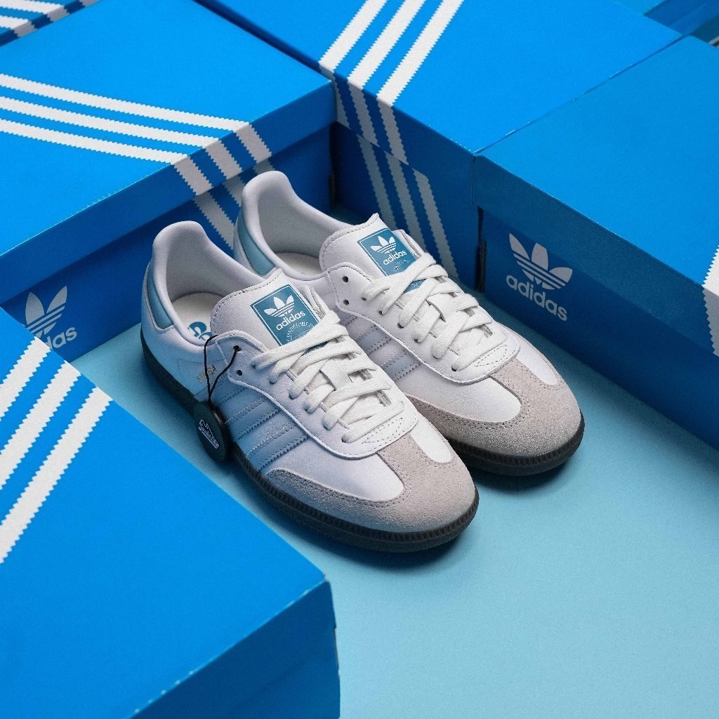 Adidas Samba OG White Halo Blue