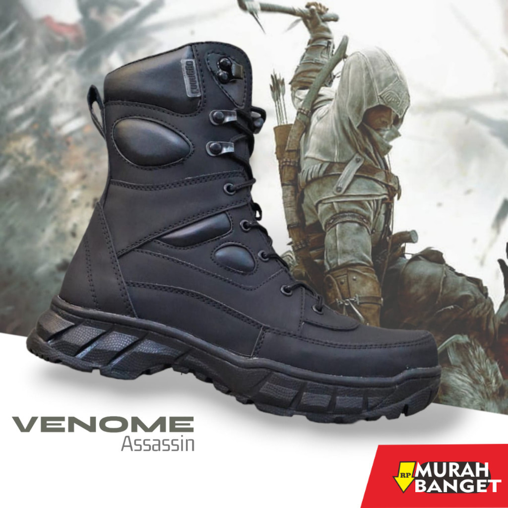 Sepatu pdh- SEPATU PDL SEPATU PDL TNI SEPATU PDL POLISI SECURITY SATPAM SAFETY BOOTS DINAS LAPANGAN 