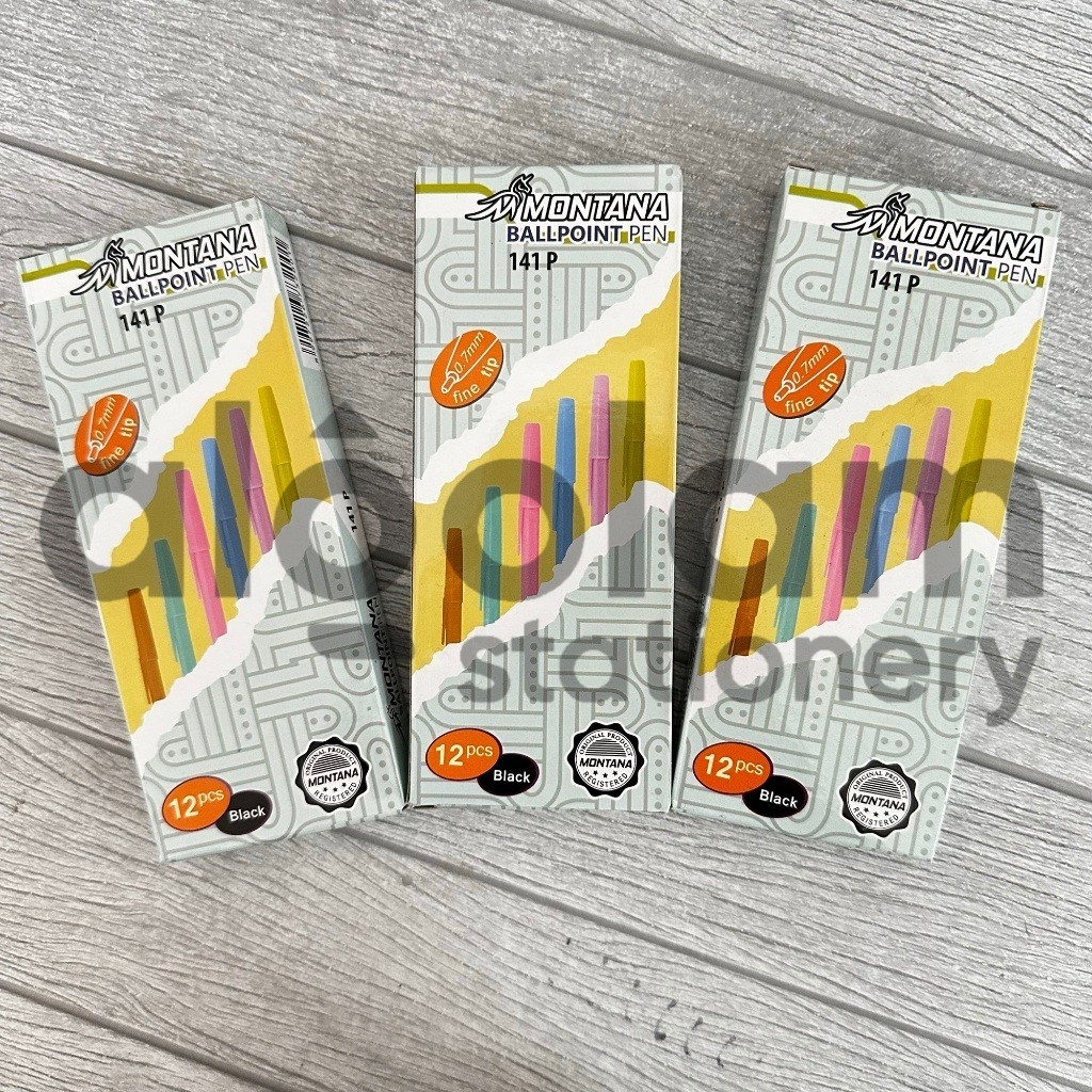 

SELUSIN ( 12 PCS ) Pulpen Pastel Montana 141 / M2000
