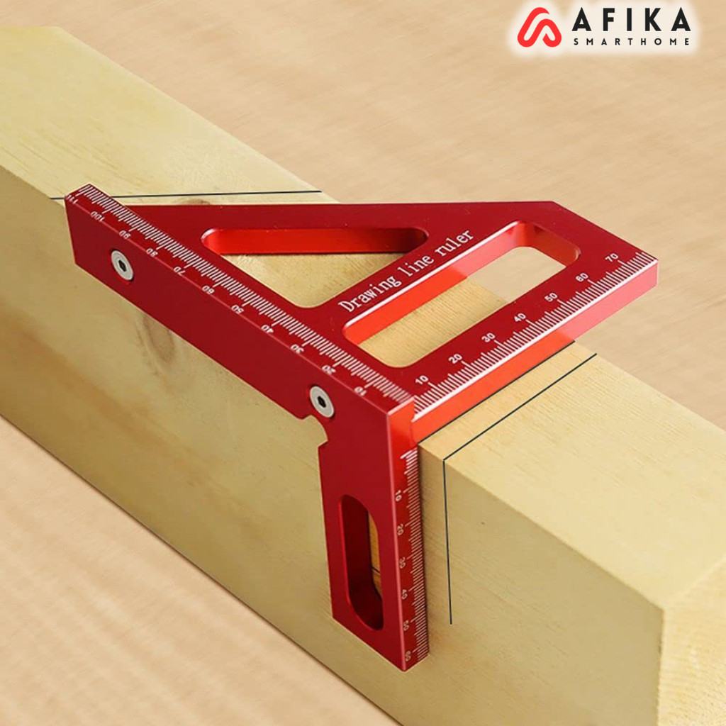 

Penggaris Siku Segitiga Siku Multi-Angle Woodworking Ruler