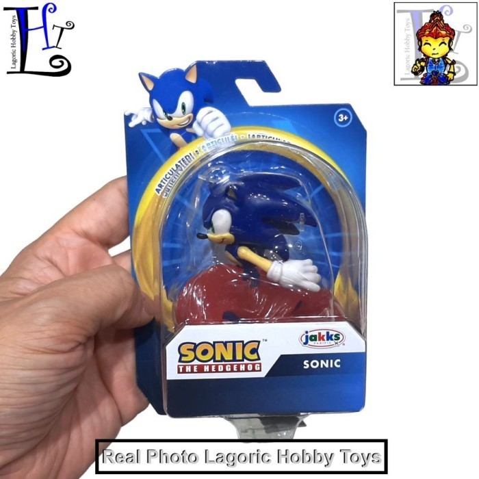 Sonic The Hedgehog 2.5inch Sonic Running  Mainan Figure