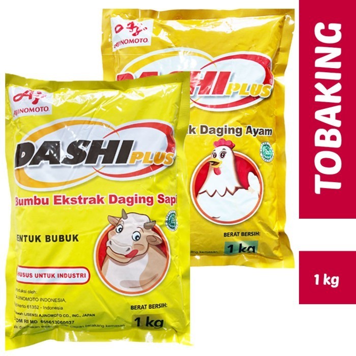 DASHI Plus Ajinomoto Kaldu Sapi Ayam 1 kg Penyedap Rasa